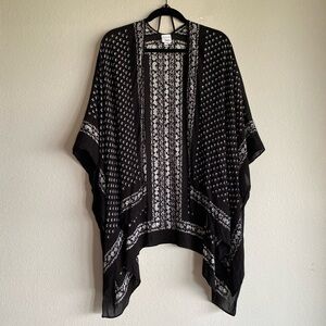 Sonoma Black and White Swim Coverup
